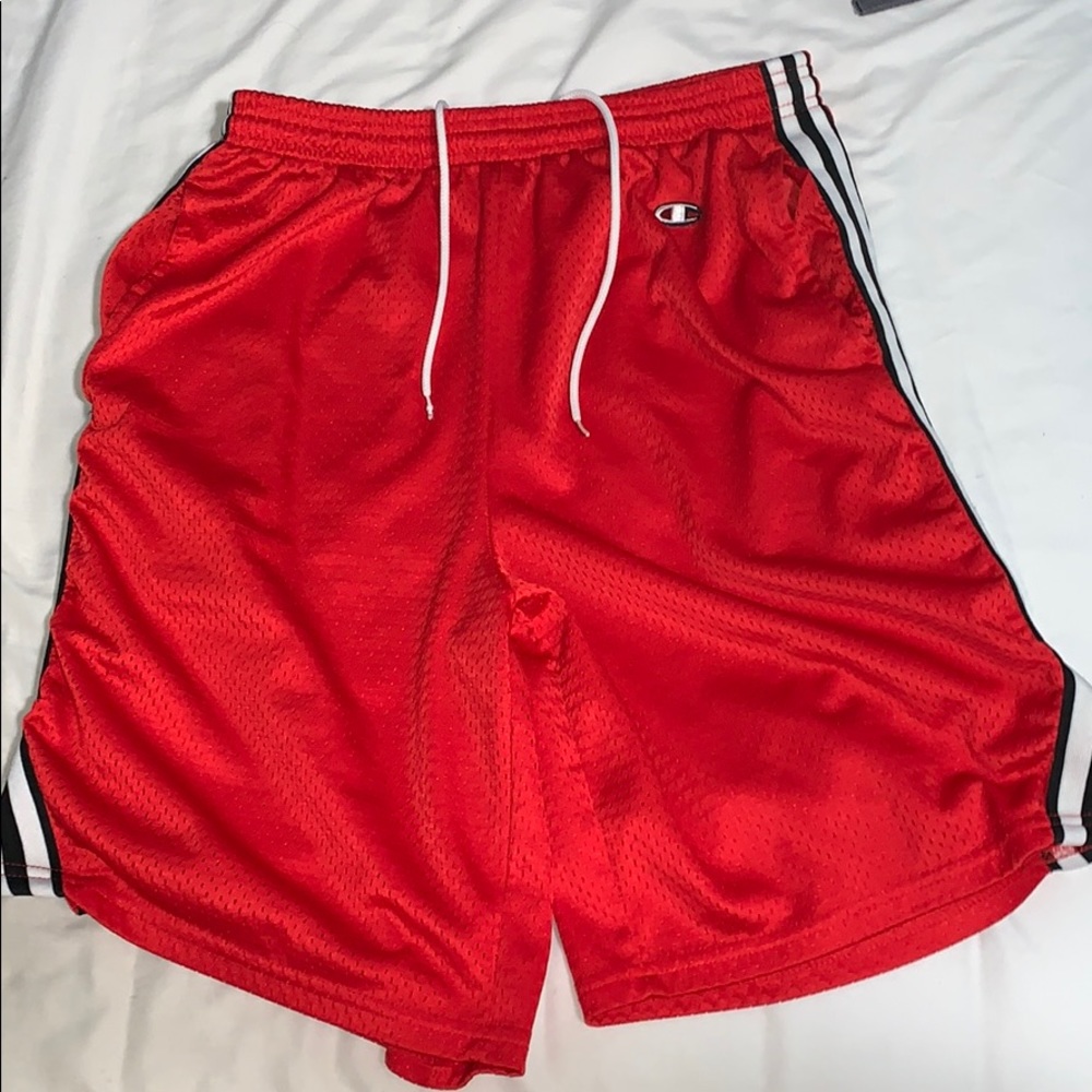 🔥VINTAGE CHAMPION BASKETBALL SHORTS SIZE MEDIUM!